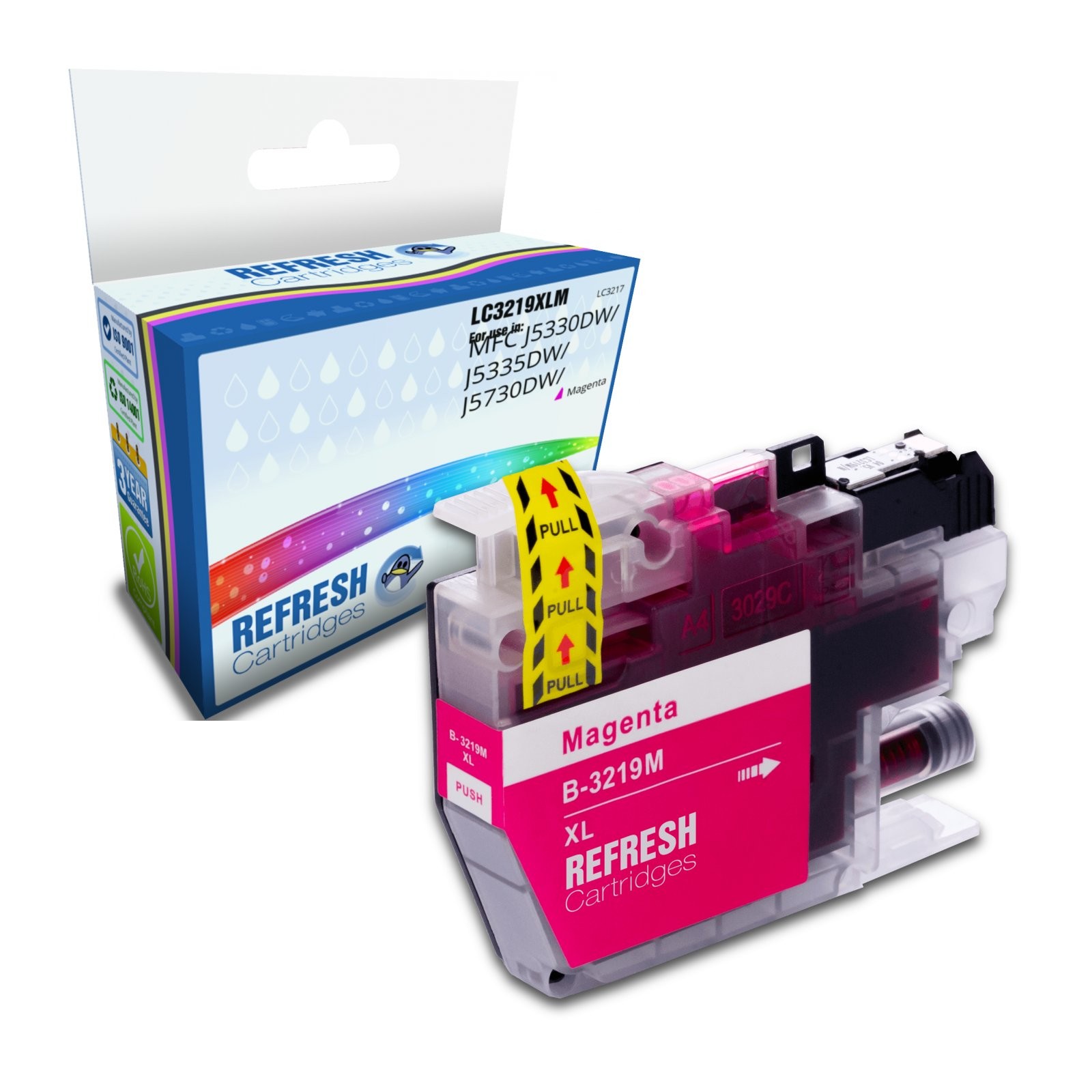 Refresh Cartridges Magenta LC3219XLM Ink Compatible With Brother Printers