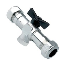 15mm DZR Double Check Valve With Isolating Valve - FREE Next-Day Delivery
