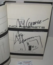 ACE FREHLEY SIGNED KISS NO REGRETS BOOK SOLO AUTOGRAPH NEW YORK GROOVE JSA COA