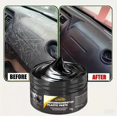 1pc 70g Car Plastic Repair Cream Trim Restorer Scratch Polish suitable for tires