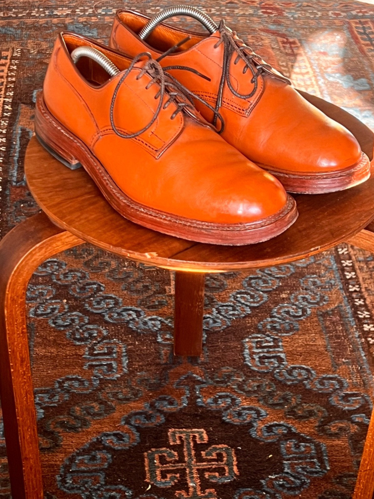 TRICKERS Bencrafted Plain Toe Bluchers Sz8EE Made… - image 1