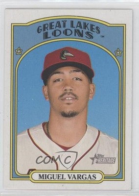 2021 Topps Heritage Minor League Edition Miguel Vargas #128 1m8