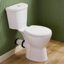 19inch Two Piece Rear Outlet Toilet 11.6gpf With Tank Extra Extension Pipe