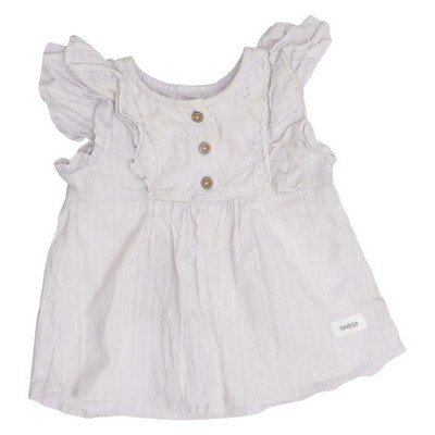 Newbie by KappAhl, Kleid, Größe: 68, Beige, Baumwolle, Streifen, Mädchen #3np