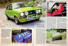 Oldtimer Praxis 2231) Ford Escort MK II RS Mexico mit 195PS Restaurierung - ein