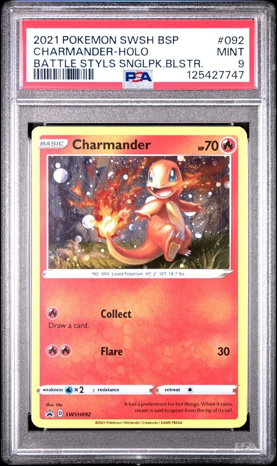 Charmander SWSH092 SWSH: Sword & Shield Promo Cards Holo - Image 2 of 4