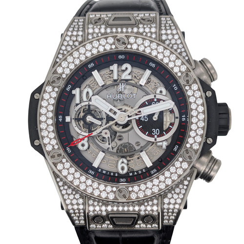 Hublot Big Bang Unico Titanium Pavé 411.NX.1170.RX.1704 Diamond