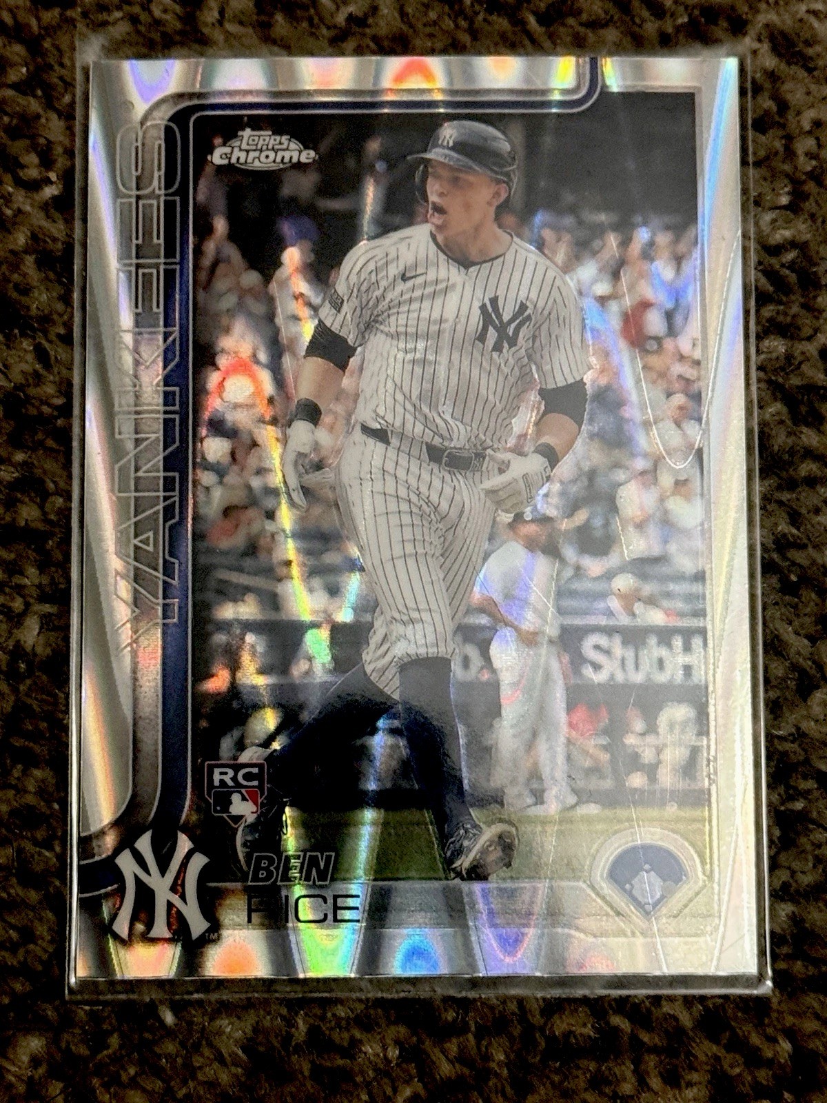 2025 Topps Chrome - Ben Rice #139 RayWave Refractor (RC)
