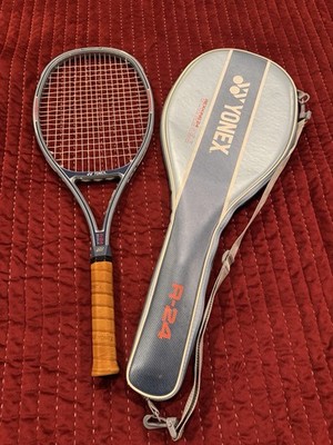 VINTAGE YONEX R-24 REXKING TENNIS RACQUET with Case and 4 1/4
