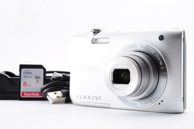 コンパクトデジタルカメラ Nikon COOLPIX Style COOLPIX S2900 SILVE Nikon Coolpix S2900 Silver Excellent+5 Compact Digital Camera from
