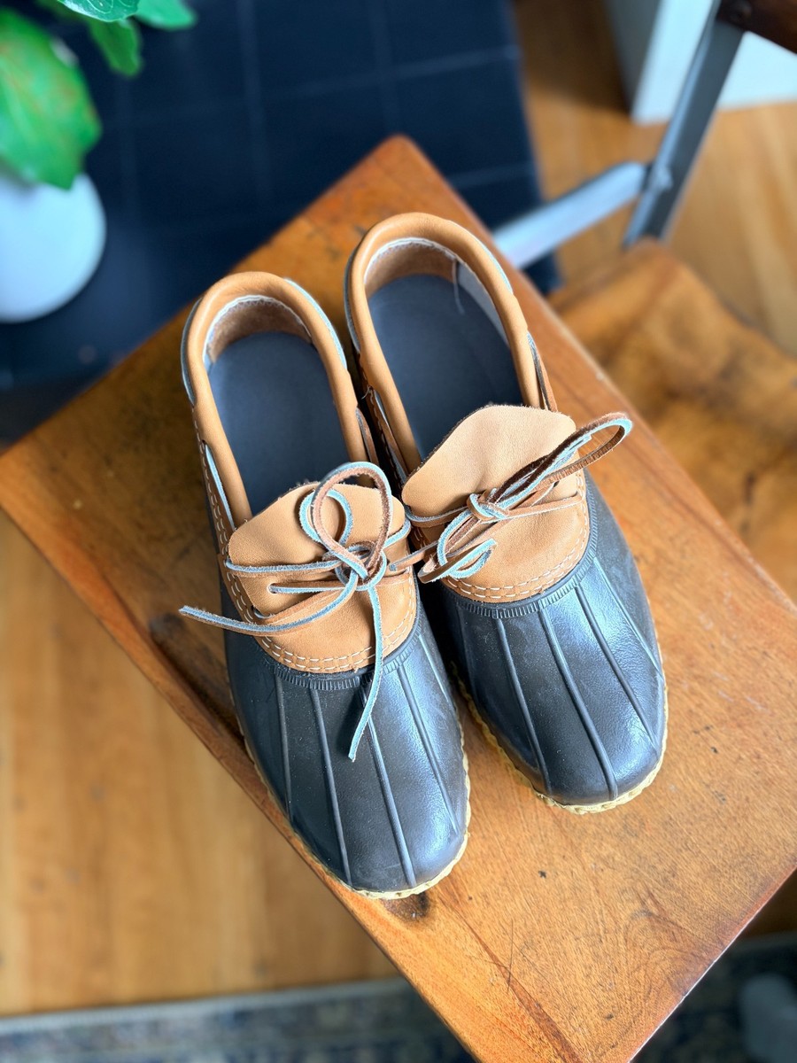 LL Bean Duck Shoes Clogs Slip-On Men’s 11 M Nubuck Leather Waterproof Men main image 2