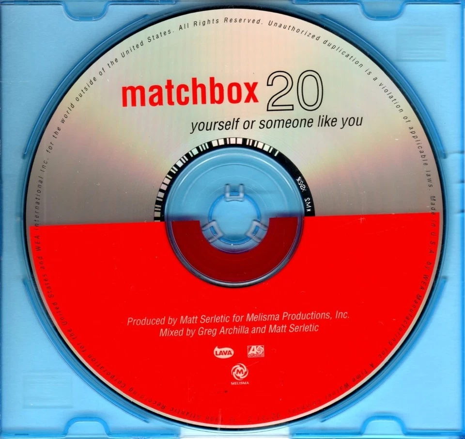 CD * MATCHBOX 20 * YOURSELF OR SOMEONE LIKE YOU * 1996 - Bild 3 von 3