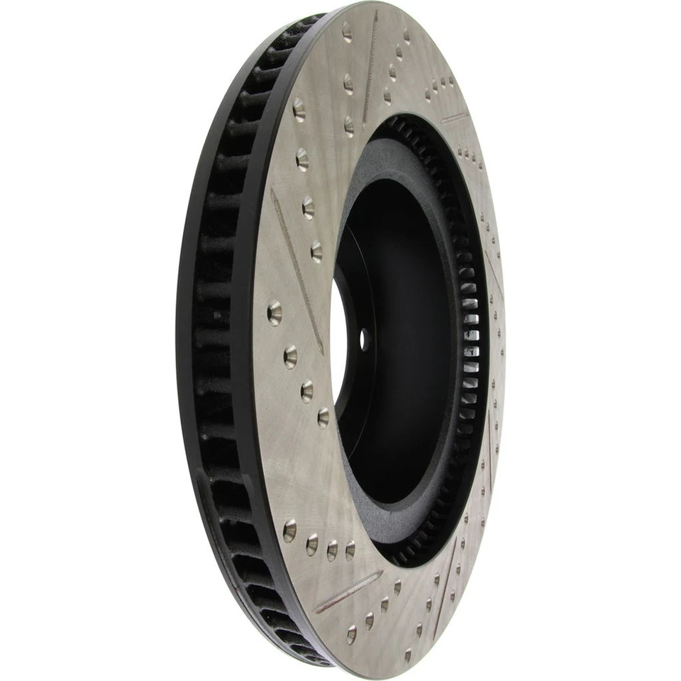 StopTech 127.44156L Front Left Drilled Disc Brake Rotor for 07-19 Toyota Tundra - Image 4 of 4