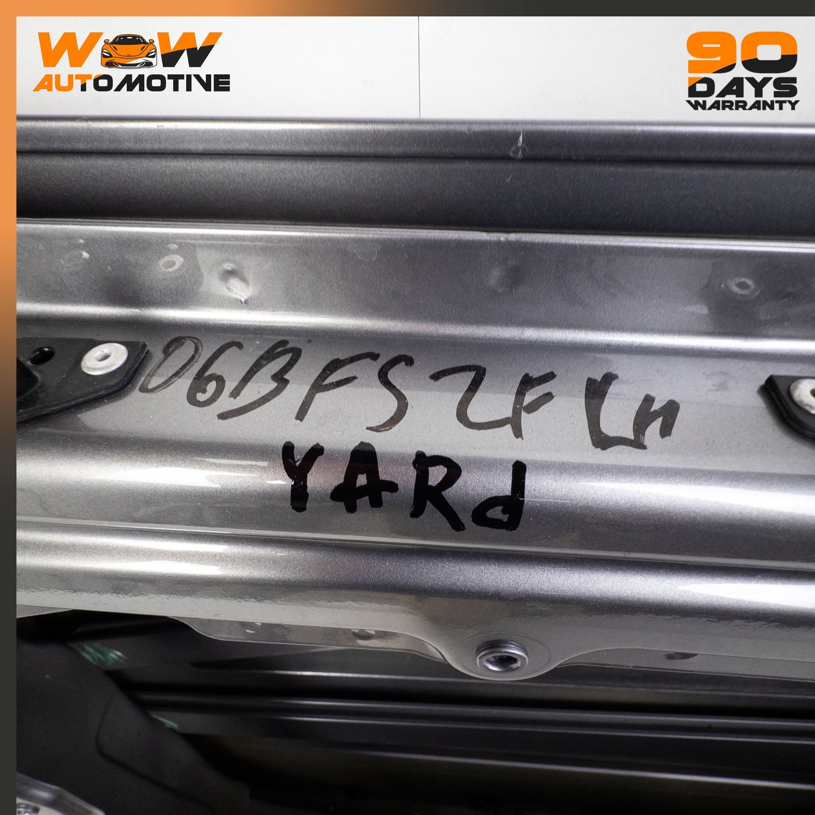 06-13 BENTLEY CONTINENTAL FLYING SPUR LEFT DOOR SHELL SILVER TEMPEST METALLIC OE