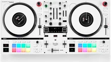 Hercules DJ Control Inpulse T7 (White) - 2-Channel DJ Controller for Serato & Dj