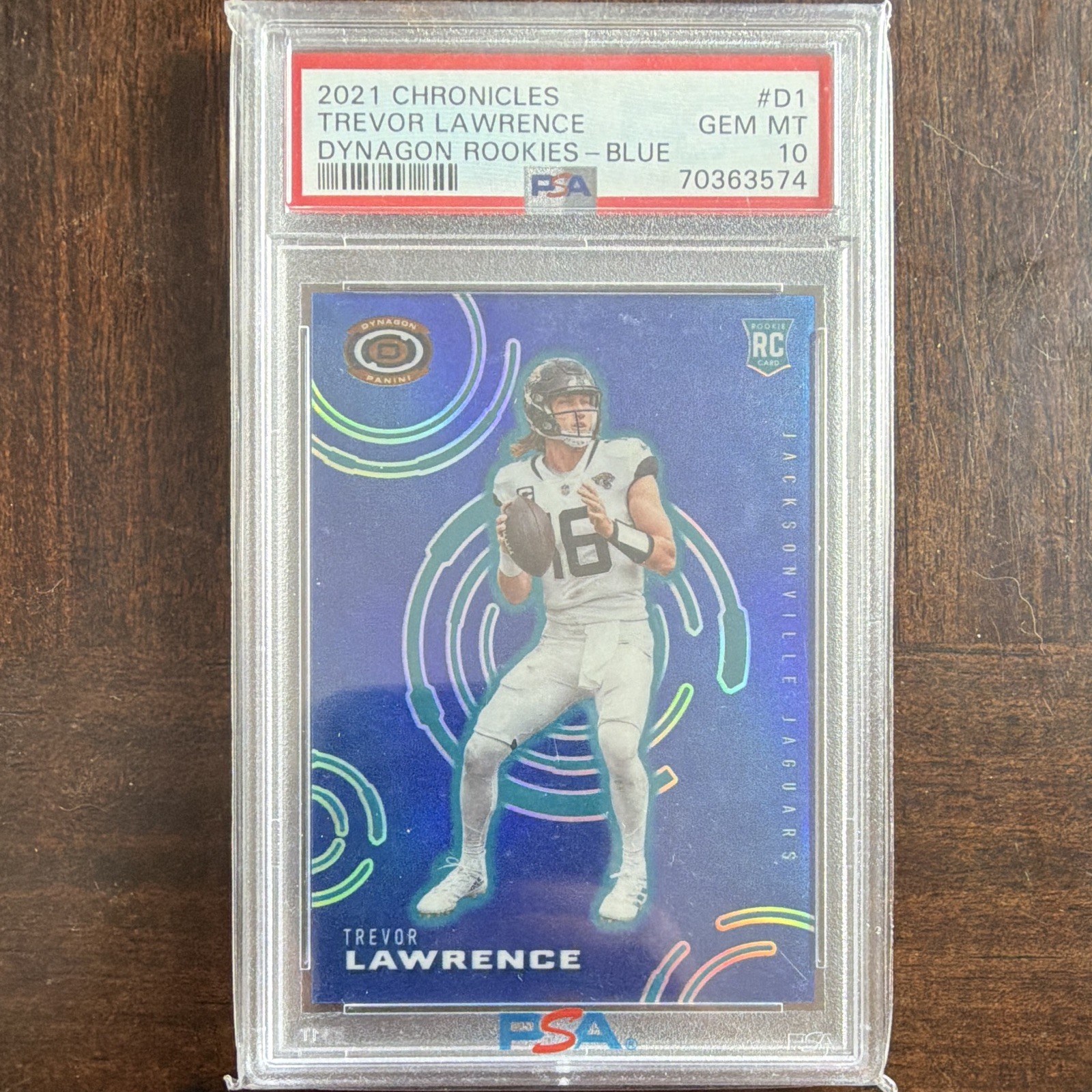 Trevor Lawrence Panini Chronicles Dynagon Rookies #D1 Blue
