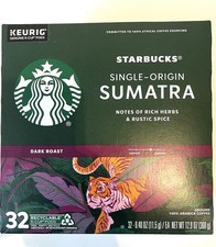 Starbucks K-Cup Coffee Pods, Dark Roast Coffee. 32 K-cup Pods 