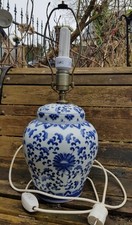 Traumschöne Chinesische Vasenlampe Hangebemalt Gingertopf Lampe Vintage TOP