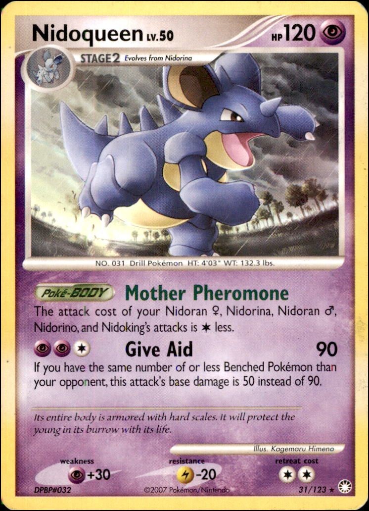 Pokemon - Nidoqueen #31/123 - Mysterious Treasures Rare