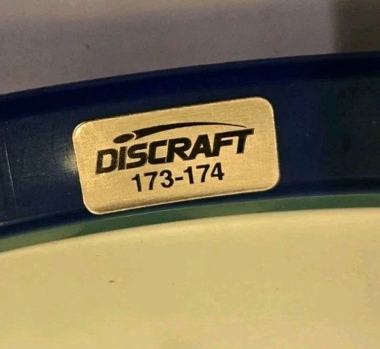 Discraft Product Test Fuzed Zone Saw USDGC Clear Green Blue Flower Stamp 1 of 5 - Image 3 of 3