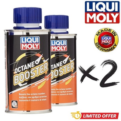 2 X LIQUI MOLY OCTANE BOOSTER PLUS, BENZIN KRAFTSTOFF ADDITIV BEHANDLUNG 200ML 21616