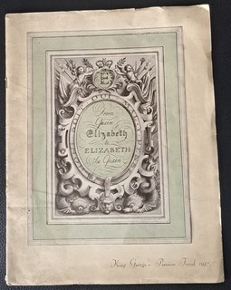 1937 Noel Coward Ivor Novello Souvenir Theatre Brochure Derek Oldham Charity Ben