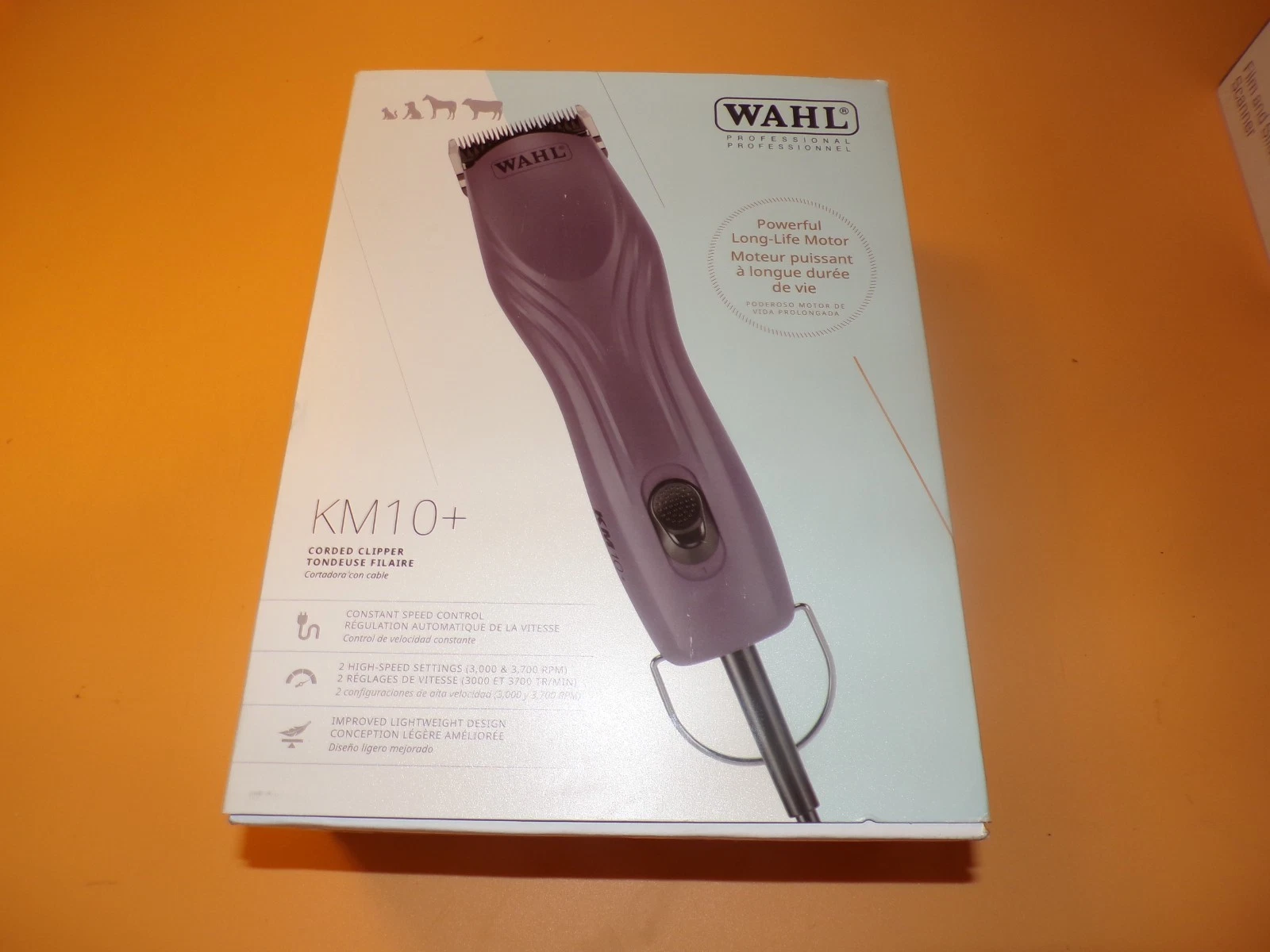 Wahl Professional Animal Grooming KM10+ Corded Pet Clipper *new/open* Purple
Opens in a new window o