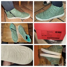 Arche, Stiefelette, grün / schwarz / weiß, RV, Gr. 39, Glattleder