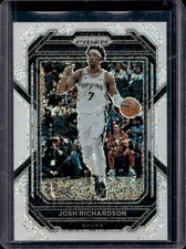 2022-23 Panini Prizm Josh Richardson Prizm White Sparkle #213 Spurs
