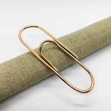14K Yellow Gold Over Paperclip Wallet & Money Clip Sz: 2 3/4" Long By 3/4" Wide