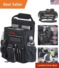 Car Front Seat Organizer with 8 Compartments - Perfect for Commuters  Travelers