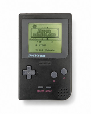 Nintendo Game Boy Pocket Black Console Tested Working No Game Included