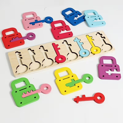 Holz Zahl passendes Brett Puzzle Sortieren Montessori Spielzeug Kinder Bildung Geschenk