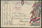 WW1-ITALIAN MILITARY CARD 1919