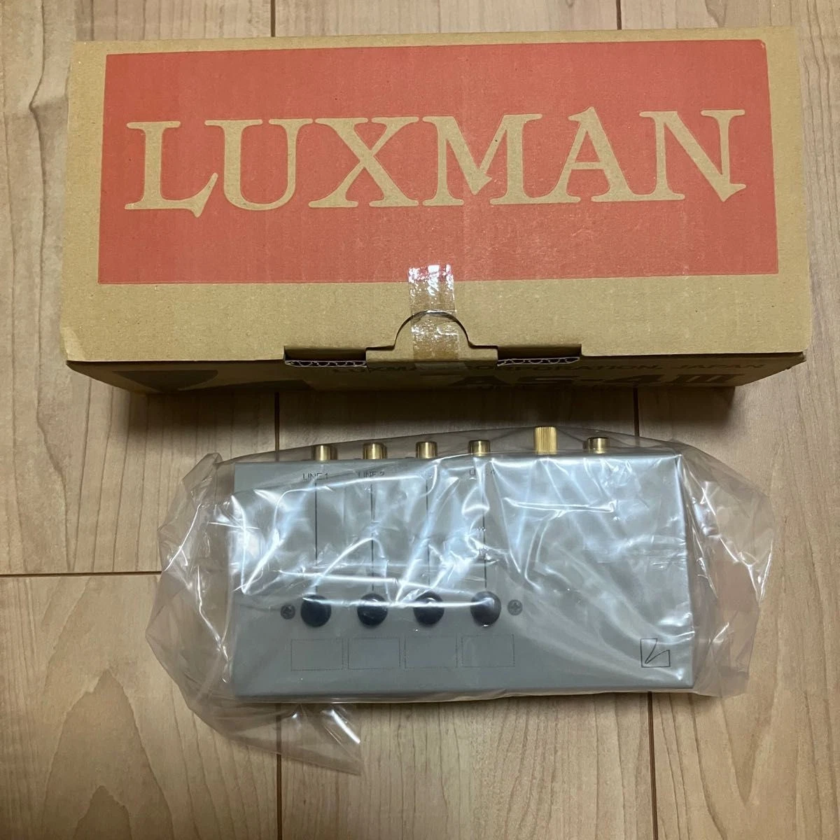 Luxman AS-4III RCA Speaker Line Selector Switch Box 4 Channels Hi-Fi Japan New