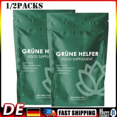 2X Verdauungsergänzung 200G Ernährung Nahrungsergänzung natürliches Grünpulver