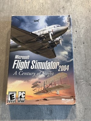 Microsoft Flight Simulator 2004 - Century of Flight PC CD-ROM 4-Disc Set Comple