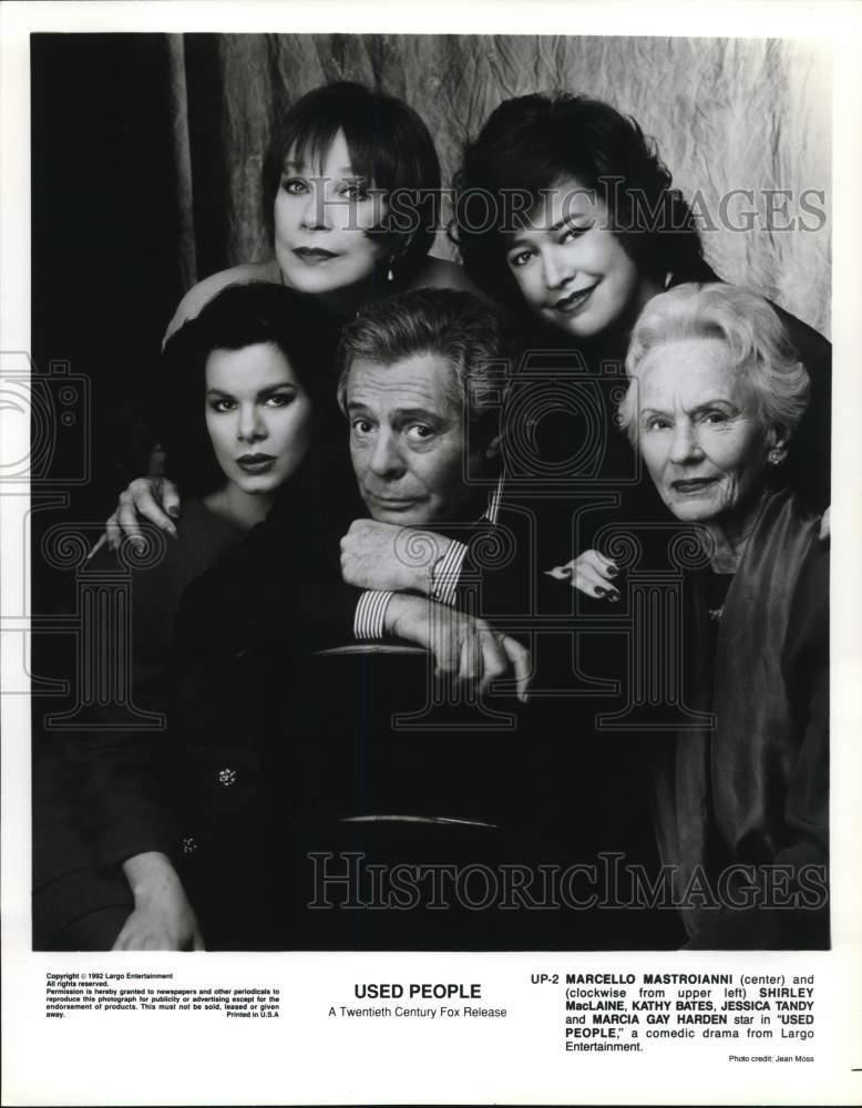 1992 Press Photo The starring cast members in 