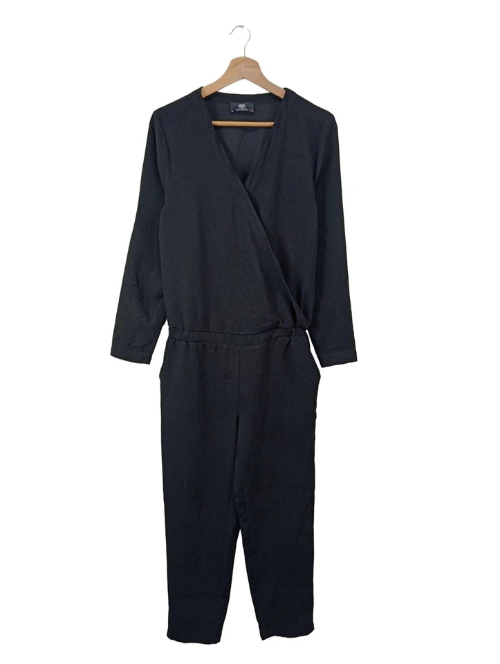 LE TEMPS DES CERISES Combinaison Dames Pantalon T EU 38 noir style décontracté - Photo 1/4