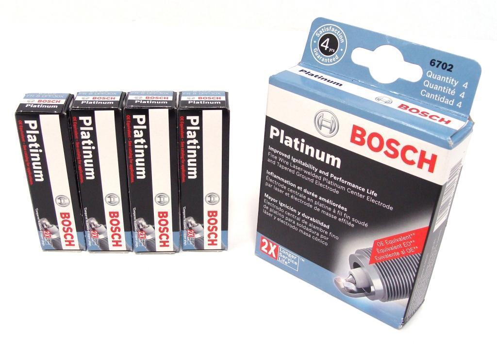 BOSCH OE FINE WIRE PLATINUM Spark Plugs 0242225674 6718 Set of 4