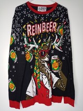Ugly Christmas Party Ugly Christmas Sweater Reinbeer Sz XL New