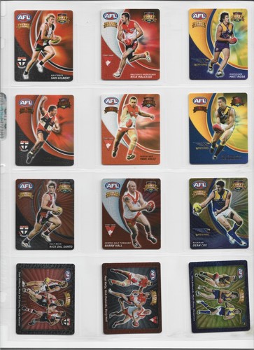 AFL Footy Legends tazos 2008 complete set of 64 tazos - Picture 8 of 11