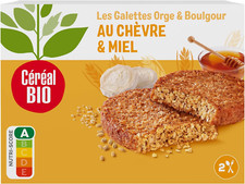 Galettes Orge & Boulgour Au Chèvre & Miel - Végétarien Et Bio - Simple Et Rapide