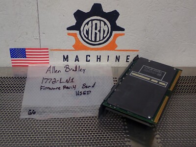 Allen Bradley 1772-LN1 Firmware Rev:4 Ser A Processor Unit Used With Warranty