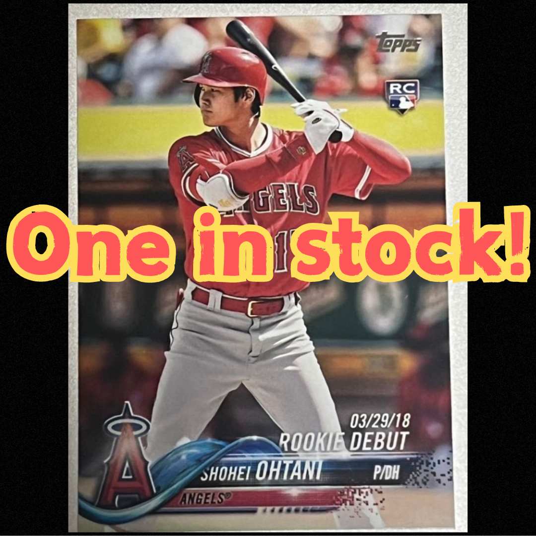 SHOHEI OHTANI OTANI PSA 10 2018 TOPPS UPDATE Rookie Debut LA DODGERS RC GEMMINT