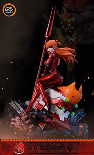 Anime EVA- Asuka Langley - Studio limited Edition Figure - Red Suit + naked Body - Picture 1 of 3