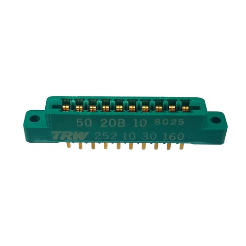 Card Edge Connector 20 Position PC Mount TRW 50 20B 10 2521030160 - Picture 3 of 3