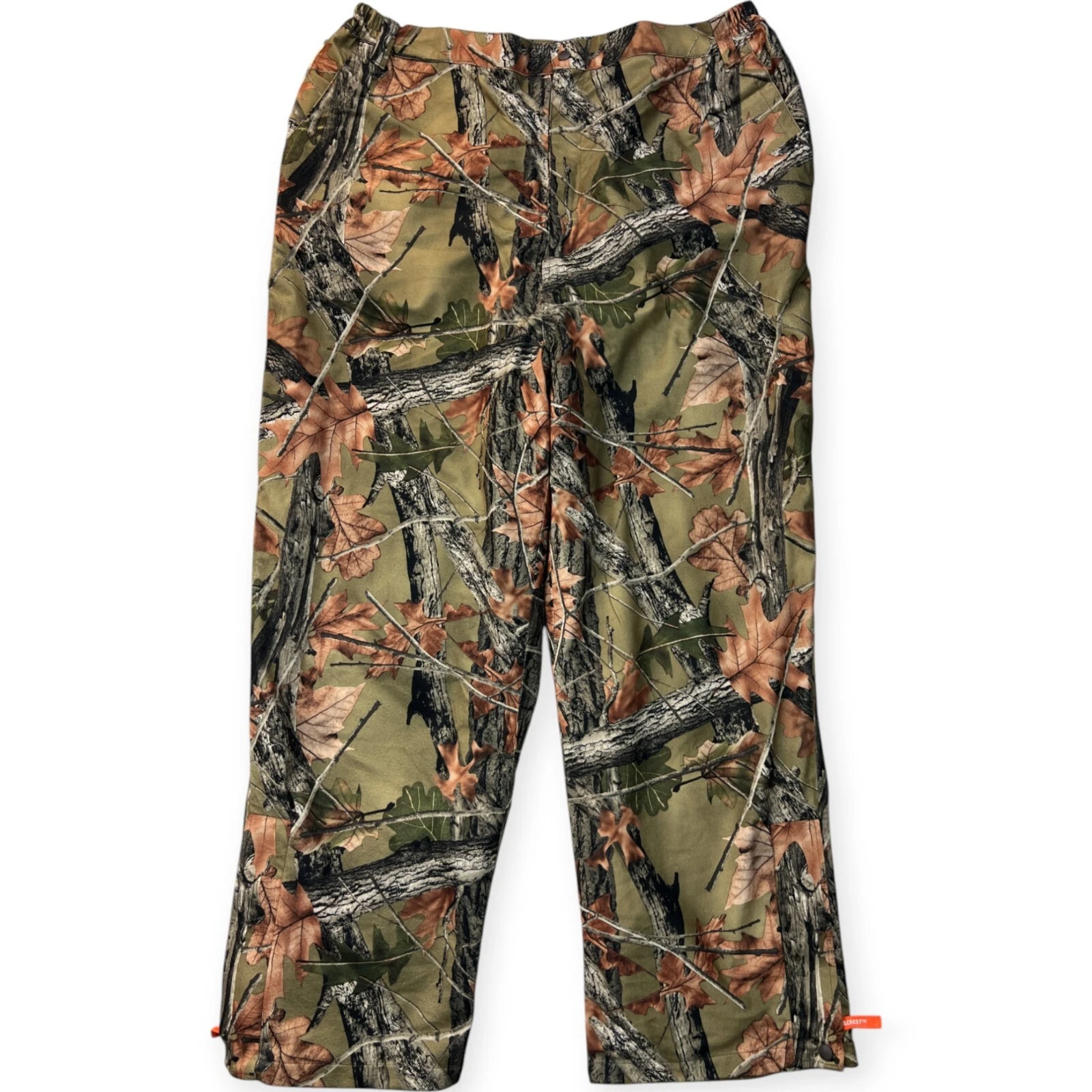 Camo Tactical Pants Men XL Breathtex Waterproof Open Leg Hiking Hunting Fishing