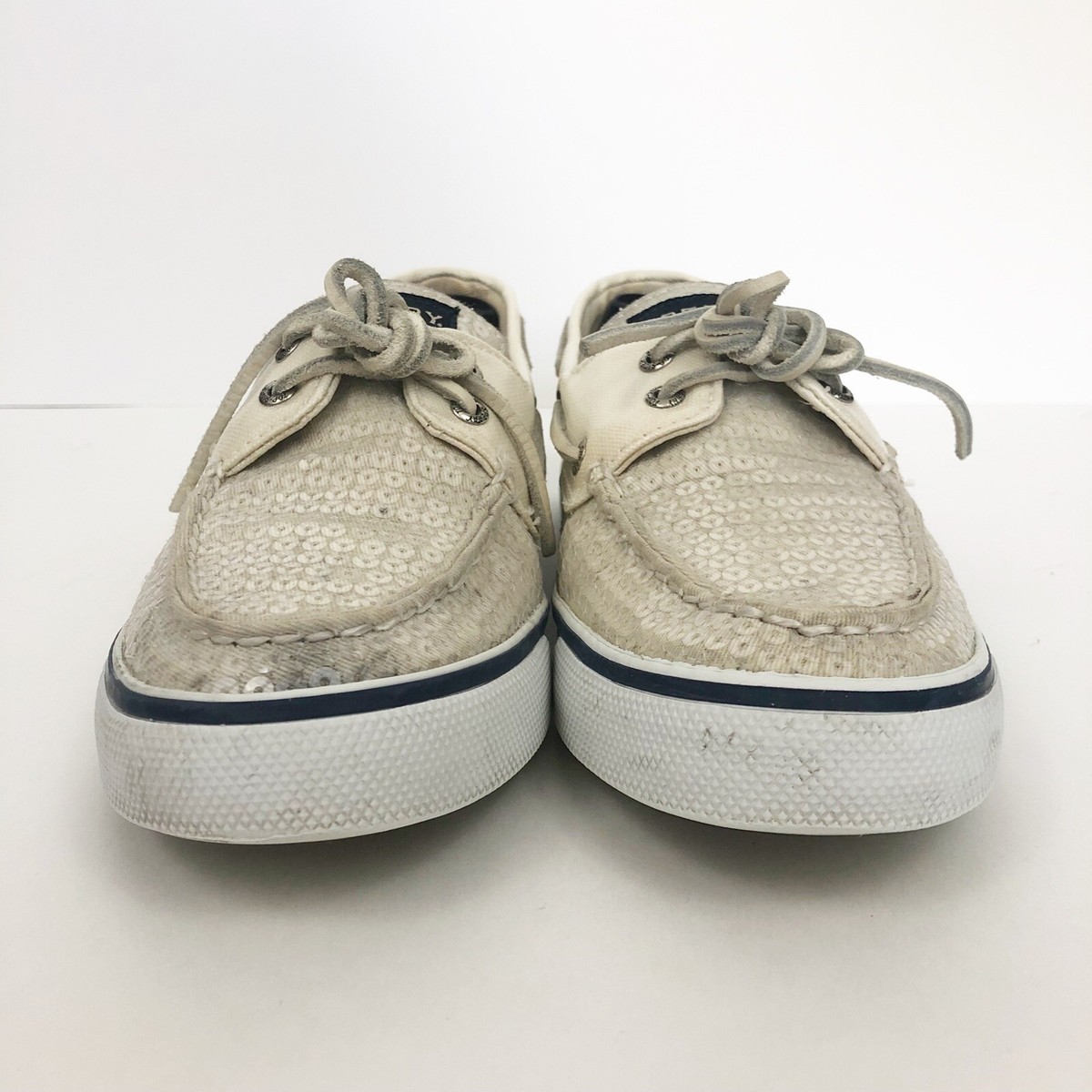 Sperry Koifish Sperrys Outlet Sparkle Sperry Womens Sperry Top Sider Boat  Shoes Silver Fabric Sequin Size, image size:1200x1200