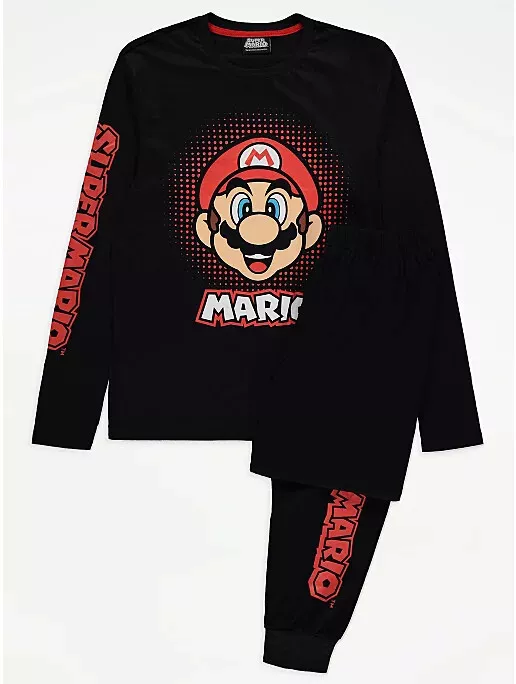 Mens 2025 mario pyjamas